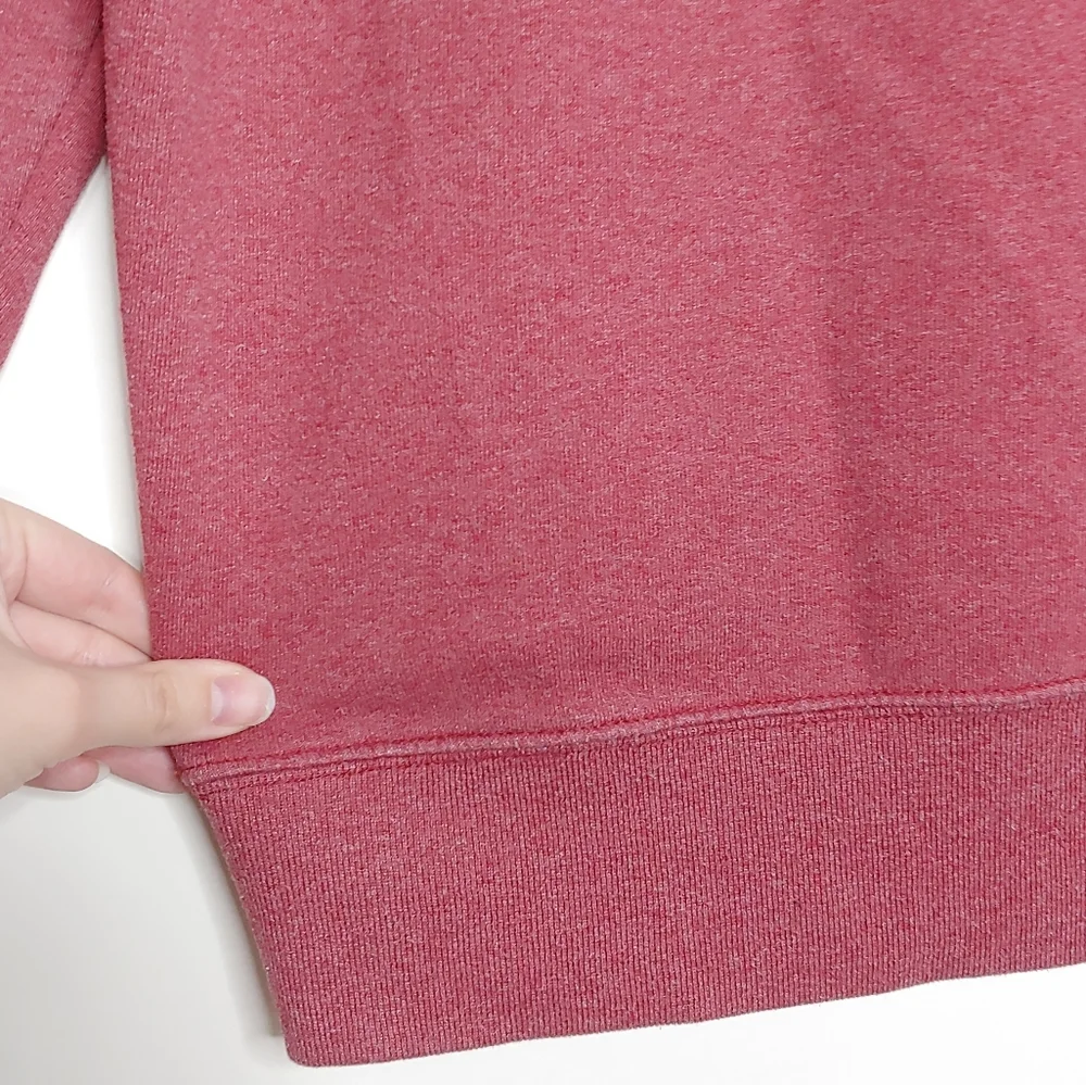 The North Face Men's Light Red Pullover Faded Crew Neck Sweatshirt Size Small